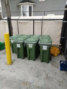 Green Planet Organic Recycling green garbage containers for organic waste